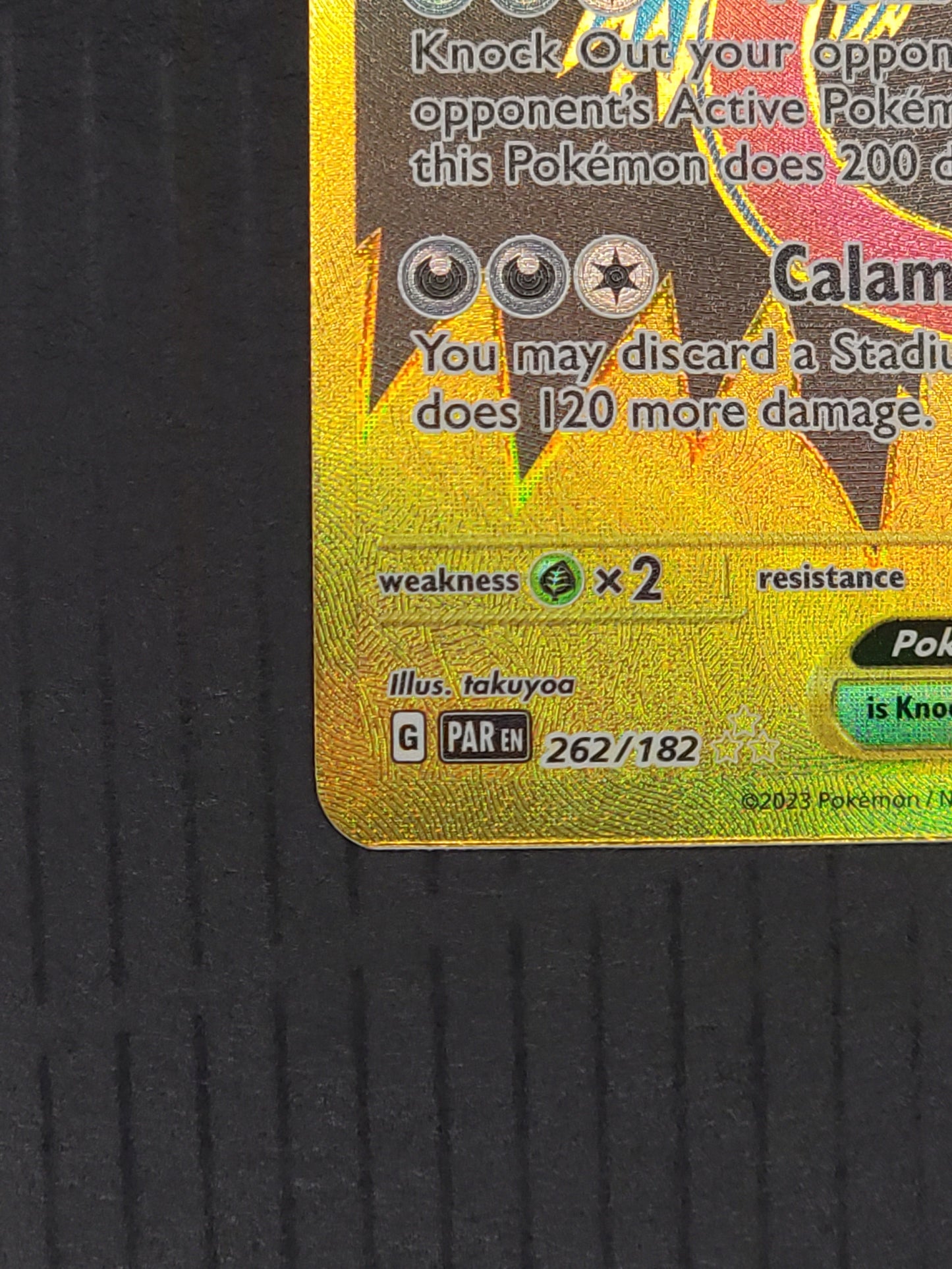 Roaring Moon ex 262/182 Paradox Rift | Hyper Rare Pokemon Card PokePursuitTCG