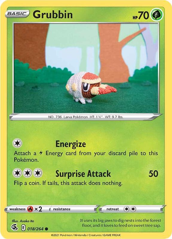 Grubbin - Normal 018/264 Fusion Strike | Common Pokemon Card