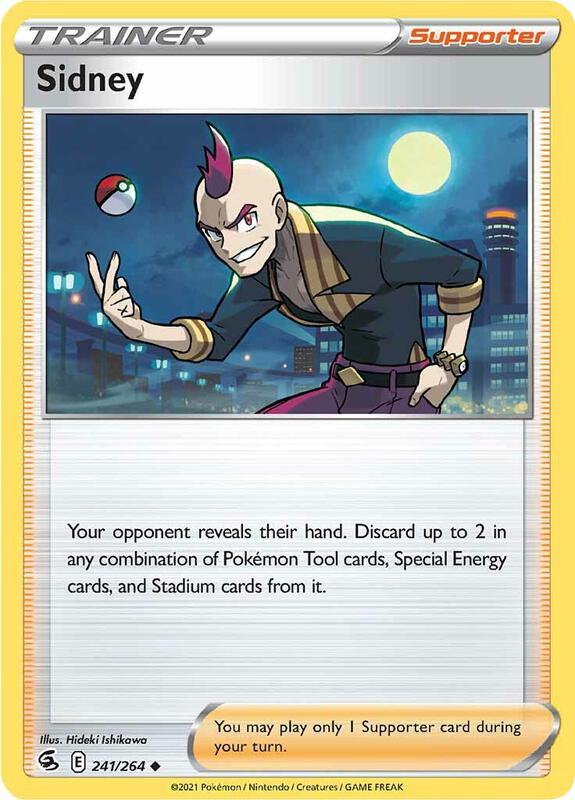 Sidney - Reverse Holofoil 241/264 Fusion Strike | Uncommon Trainer Card