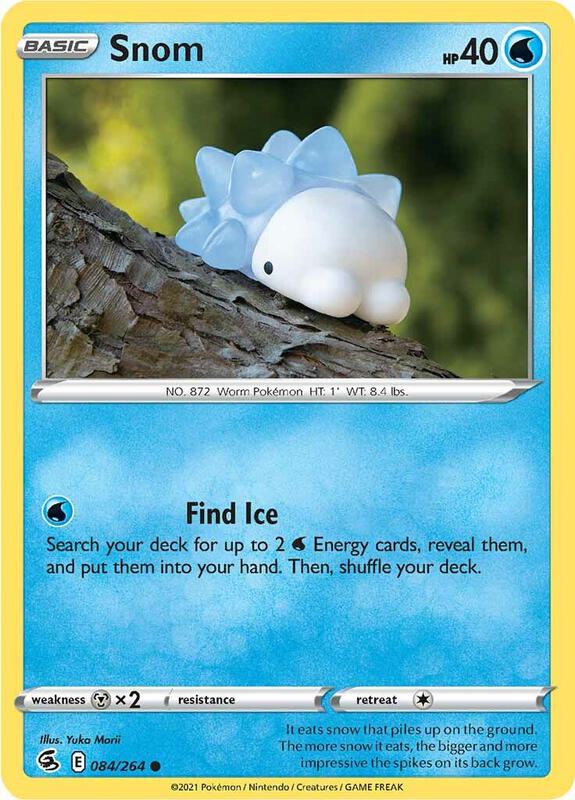 Snom - Reverse Holofoil 084/264 Fusion Strike | Common Pokemon Card