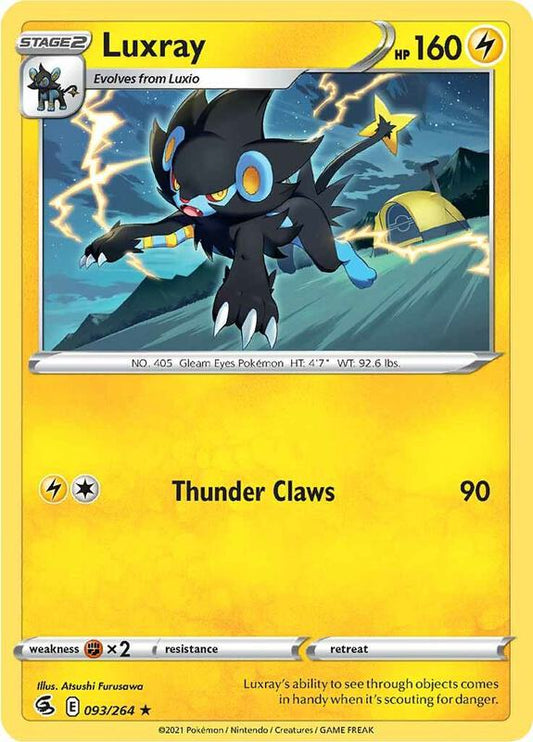 Luxray - Reverse Holofoil 093/264 Fusion Strike | Rare Pokemon Card