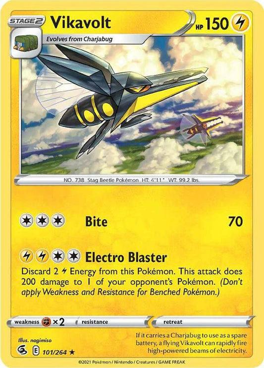 Vikavolt - Normal 101/264 Fusion Strike | Rare Pokemon Card