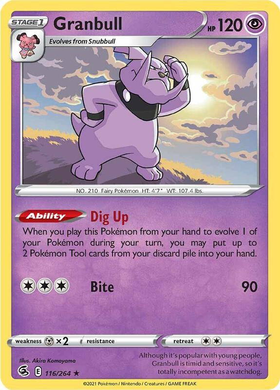 Granbull - Reverse Holofoil 116/264 Fusion Strike | Rare Pokemon Card