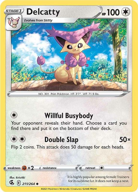 Delcatty - Reverse Holofoil 211/264 Fusion Strike | Uncommon Pokemon Card