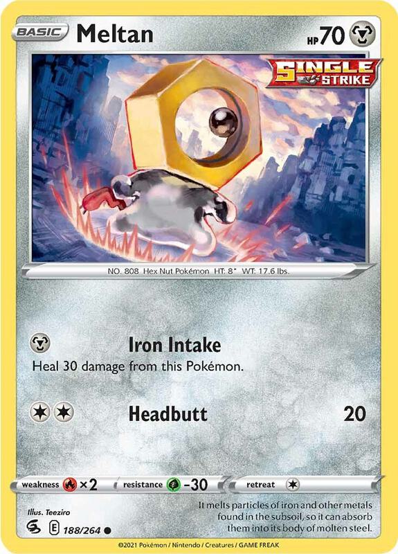 Meltan - Normal 188/264 Fusion Strike | Common Pokemon Card