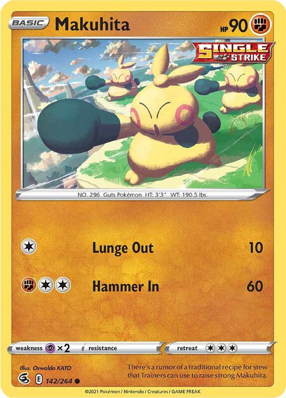 Makuhita - Normal 142/264 Fusion Strike | Common Pokemon Card