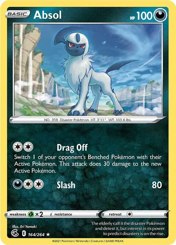Absol - Reverse Holofoil 164/264 Fusion Strike | Rare Pokemon Card