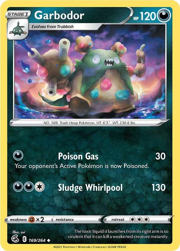 Garbodor - Normal 169/264 Fusion Strike | Uncommon Pokemon Card