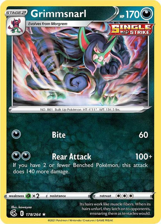 Grimmsnarl - Holofoil 178/264 Fusion Strike | Rare Pokemon Card