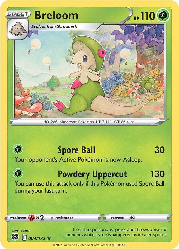 Breloom - Normal 004/172 Brilliant Stars | Rare Pokemon Card
