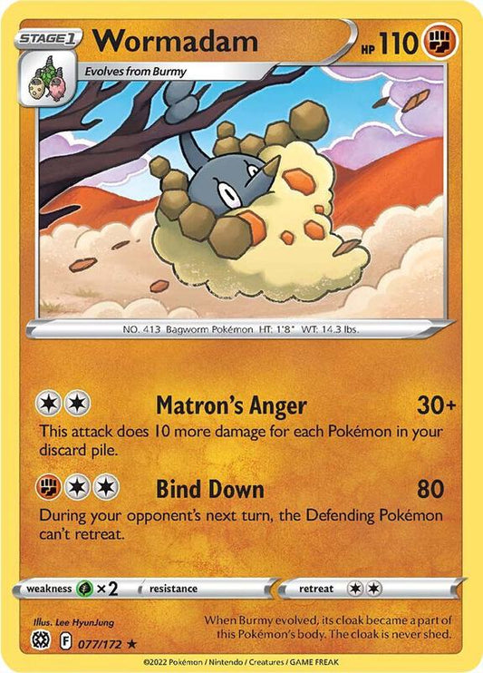 Wormadam (77) - Normal 077/172 Brilliant Stars | Rare Pokemon Card