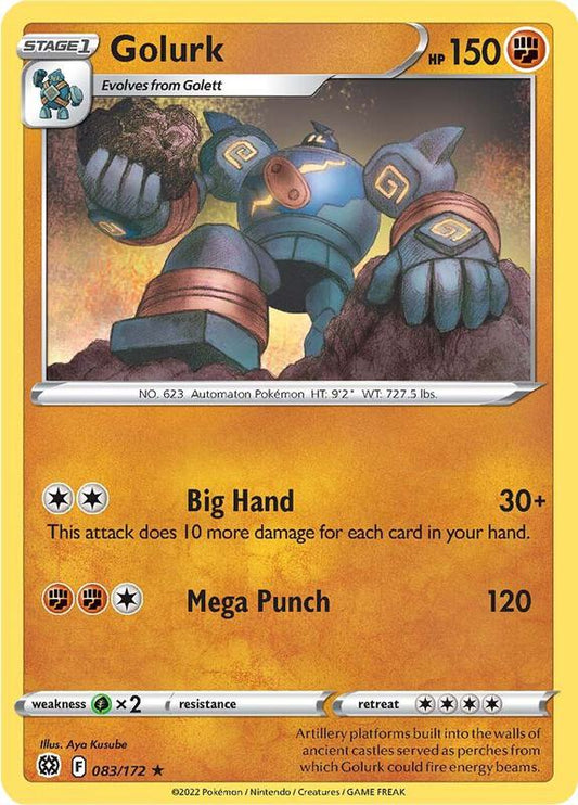 Golurk - Normal 083/172 Brilliant Stars | Rare Pokemon Card