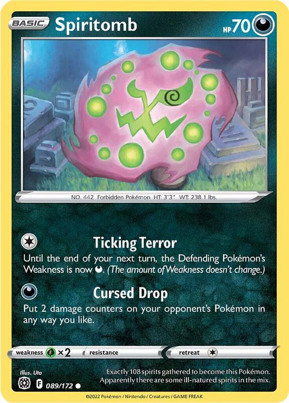 Spiritomb - Normal 089/172 Brilliant Stars | Common Pokemon Card