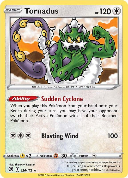Tornadus - Normal 126/172 Brilliant Stars | Rare Pokemon Card