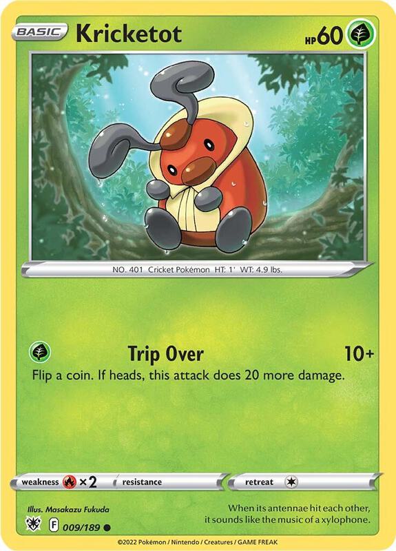 Kricketot - Normal 009/189 Astral Radiance | Common Pokemon Card