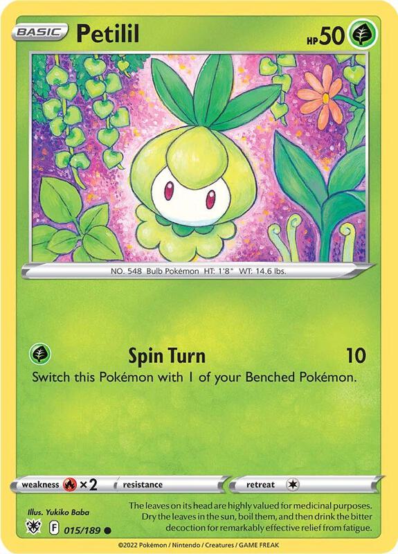 Petilil - Normal 015/189 Astral Radiance | Common Pokemon Card