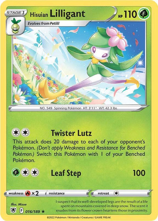 Hisuian Lilligant - Holofoil 016/189 Astral Radiance | Rare Pokemon Card