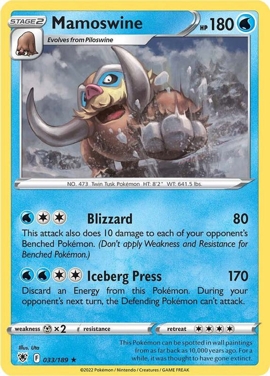 Mamoswine - Normal 033/189 Astral Radiance | Rare Pokemon Card