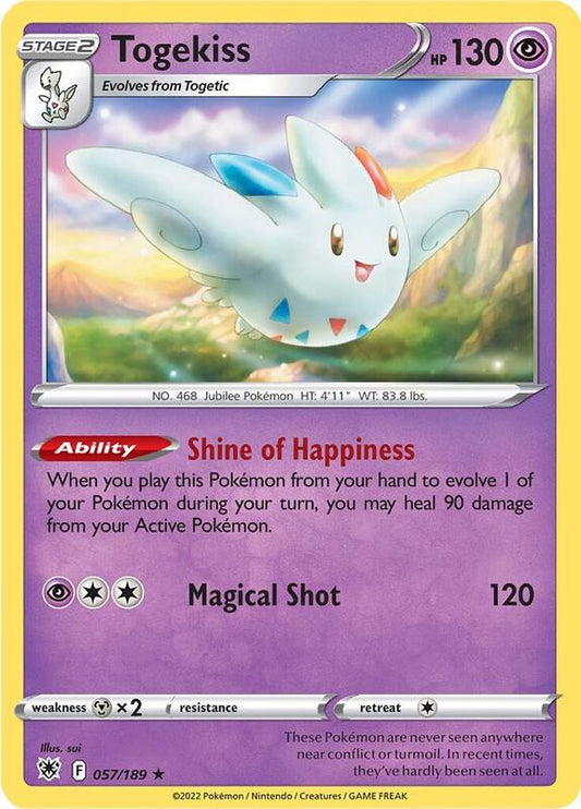 Togekiss - Holofoil 057/189 Astral Radiance | Rare Pokemon Card
