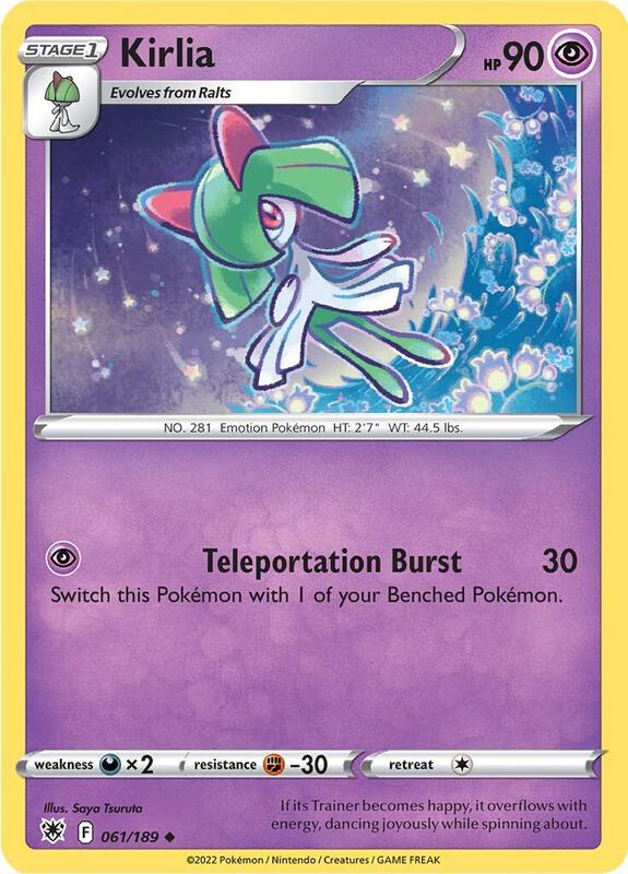Kirlia - Normal 061/189 Astral Radiance | Uncommon Pokemon Card