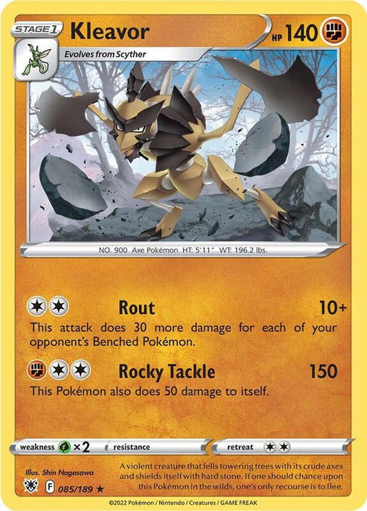 Kleavor (85) - Normal 085/189 Astral Radiance | Rare Pokemon Card