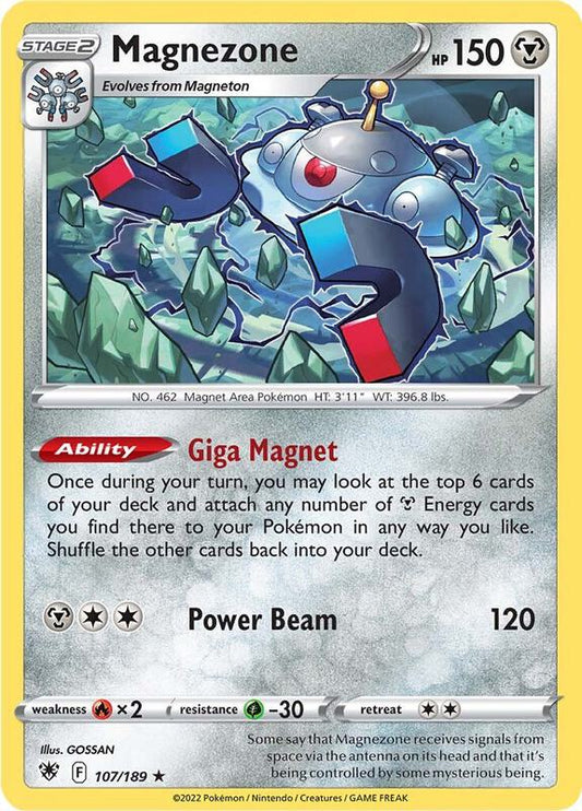 Magnezone - Reverse Holofoil 107/189 Astral Radiance | Rare Pokemon Card
