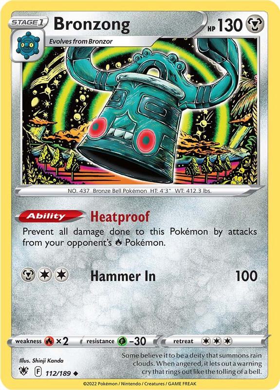Bronzong - Reverse Holofoil 112/189 Astral Radiance | Uncommon Pokemon Card