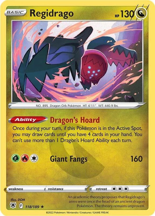 Regidrago - Normal 118/189 Astral Radiance | Rare Pokemon Card