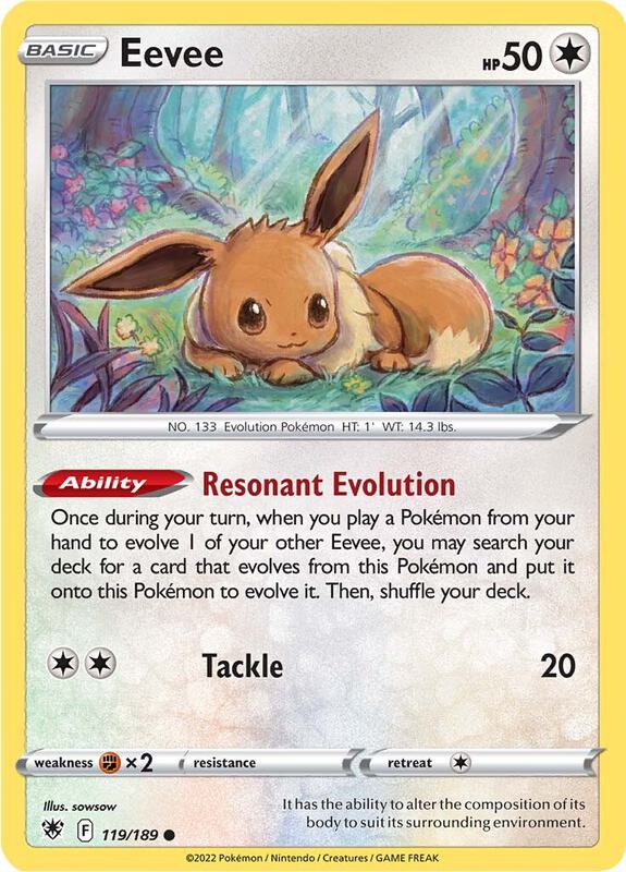 Eevee - Normal 119/189 Astral Radiance | Common Pokemon Card