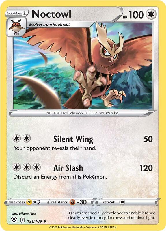 Noctowl - Normal 121/189 Astral Radiance | Uncommon Pokemon Card
