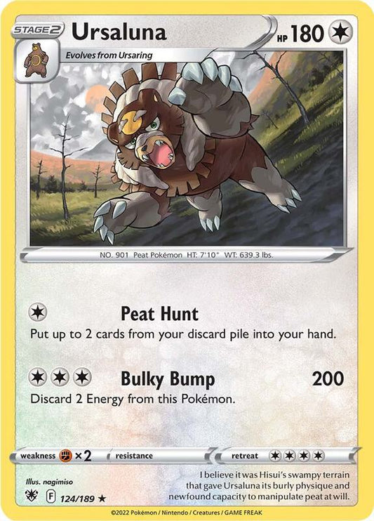 Ursaluna - Normal 124/189 Astral Radiance | Rare Pokemon Card