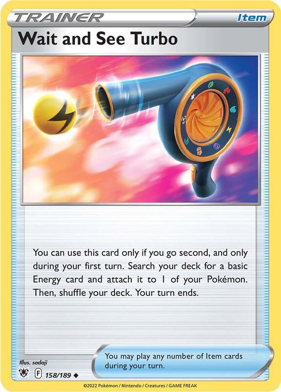 Wait and See Turbo - Normal 158/189 Astral Radiance | Uncommon Trainer Card