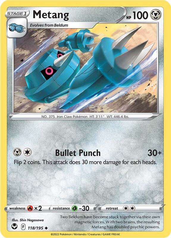 Metang - Normal 118/195 Silver Tempest | Uncommon Pokemon Card