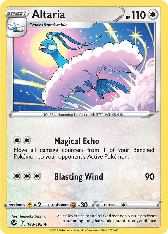 Altaria - Reverse Holofoil 143/195 Silver Tempest | Uncommon Pokemon Card