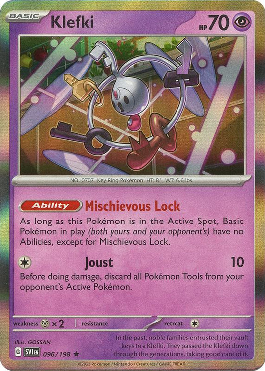 Klefki - Holofoil 096/198 Scarlet & Violet | Rare Pokemon Card