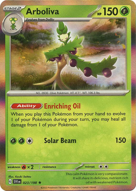 Arboliva - Holofoil 023/198 Scarlet & Violet | Rare Pokemon Card
