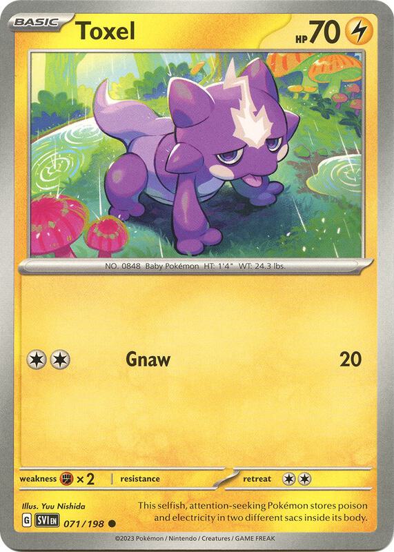Toxel - Normal 071/198 Scarlet & Violet | Common Pokemon Card