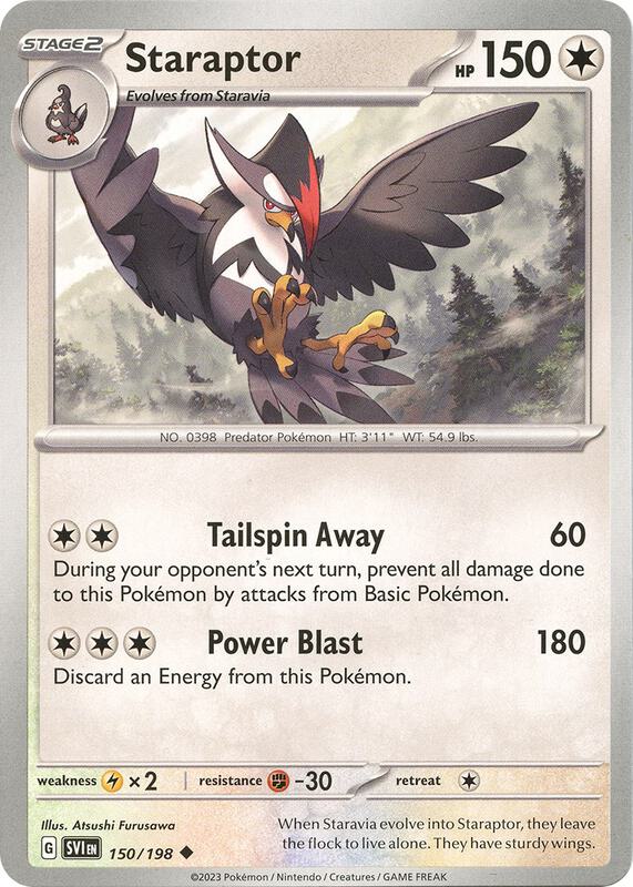Staraptor - Normal 150/198 Scarlet & Violet | Uncommon Pokemon Card