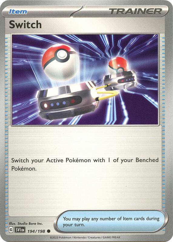 Switch - Reverse Holofoil 194/198 Scarlet & Violet | Common Trainer Card