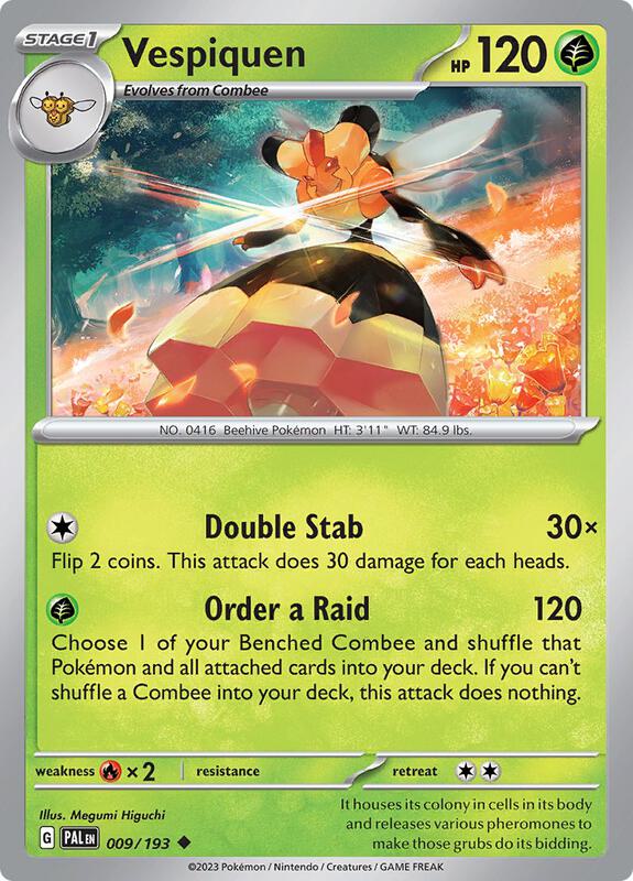 Vespiquen - Normal 009/193 Paldea Evolved | Uncommon Pokemon Card