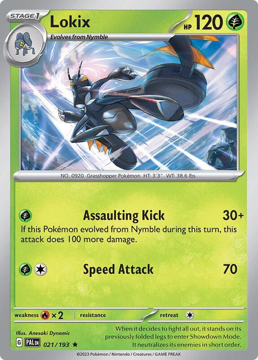 Lokix - Holofoil 021/193 Paldea Evolved | Rare Pokemon Card