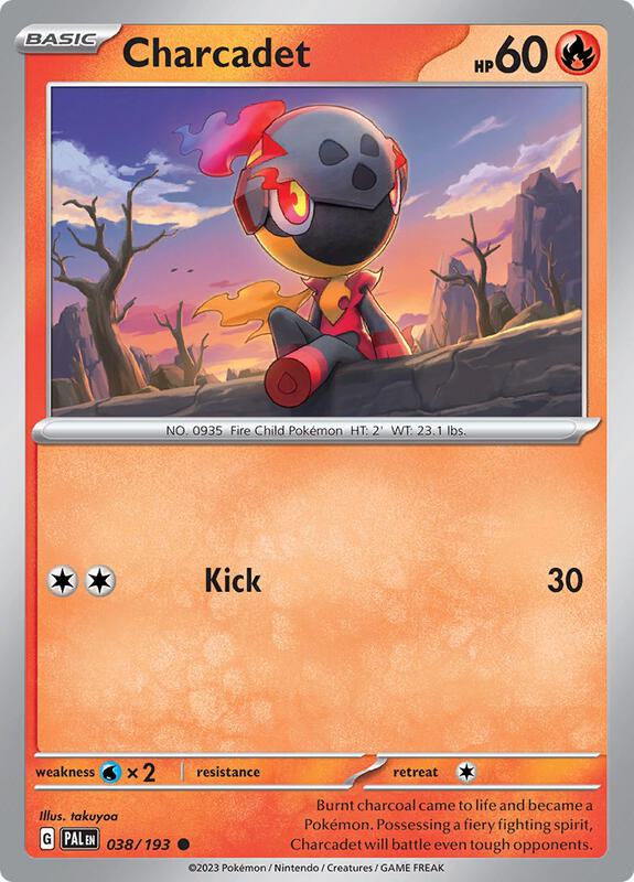 Charcadet - 038/193 - Reverse Holofoil 038/193 Paldea Evolved | Common Pokemon Card