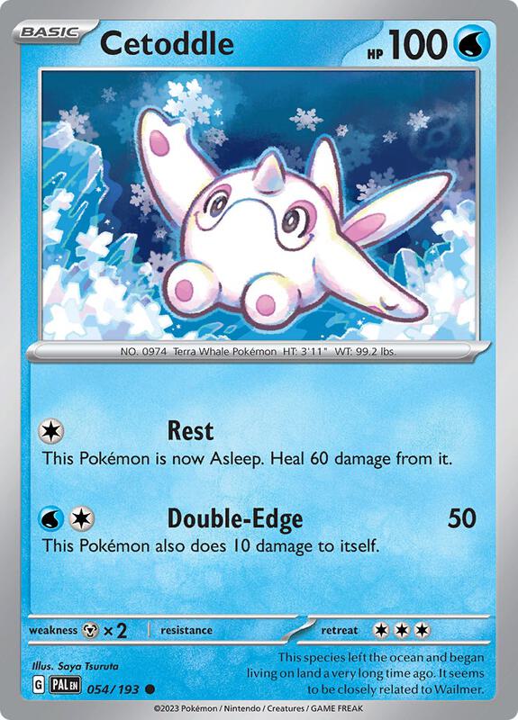 Cetoddle - 054/193 - Reverse Holofoil 054/193 Paldea Evolved | Common Pokemon Card