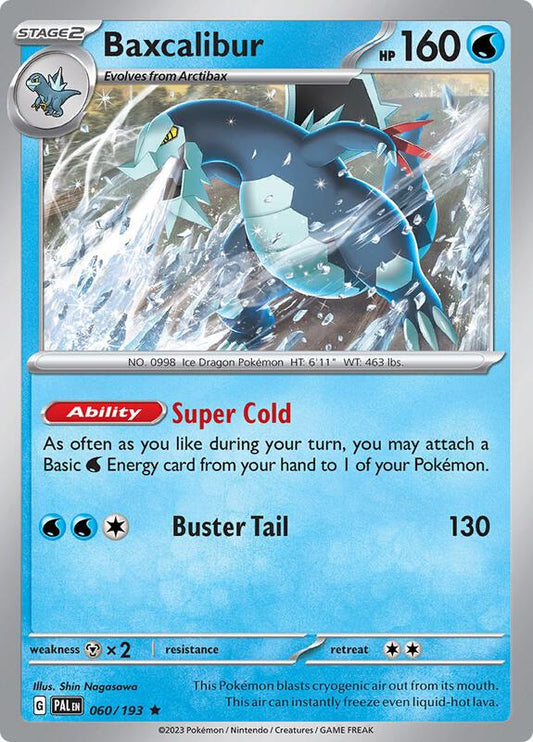 Baxcalibur - 060/193 - Holofoil 060/193 Paldea Evolved | Rare Pokemon Card