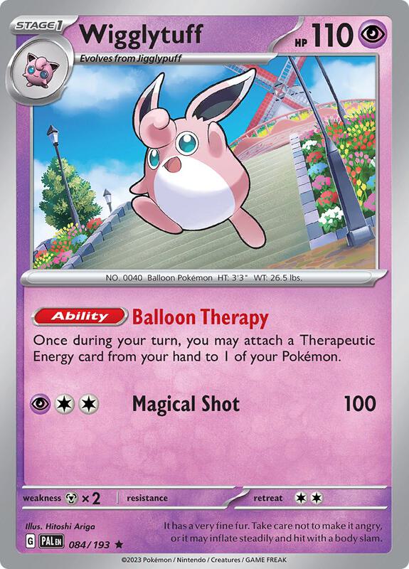 Wigglytuff - Reverse Holofoil 084/193 Paldea Evolved | Rare Pokemon Card