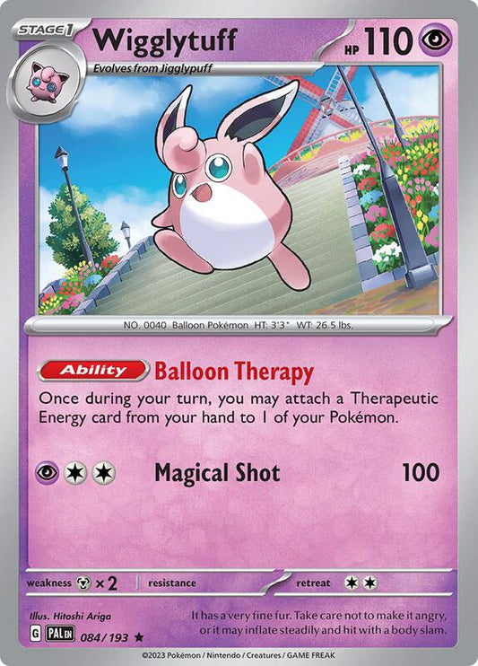 Wigglytuff - Reverse Holofoil 084/193 Paldea Evolved | Rare Pokemon Card