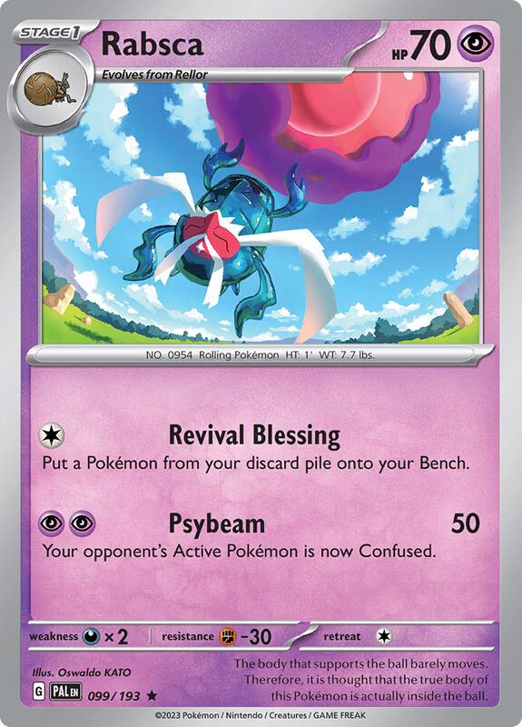 Rabsca - 099/193 - Holofoil 099/193 Paldea Evolved | Rare Pokemon Card
