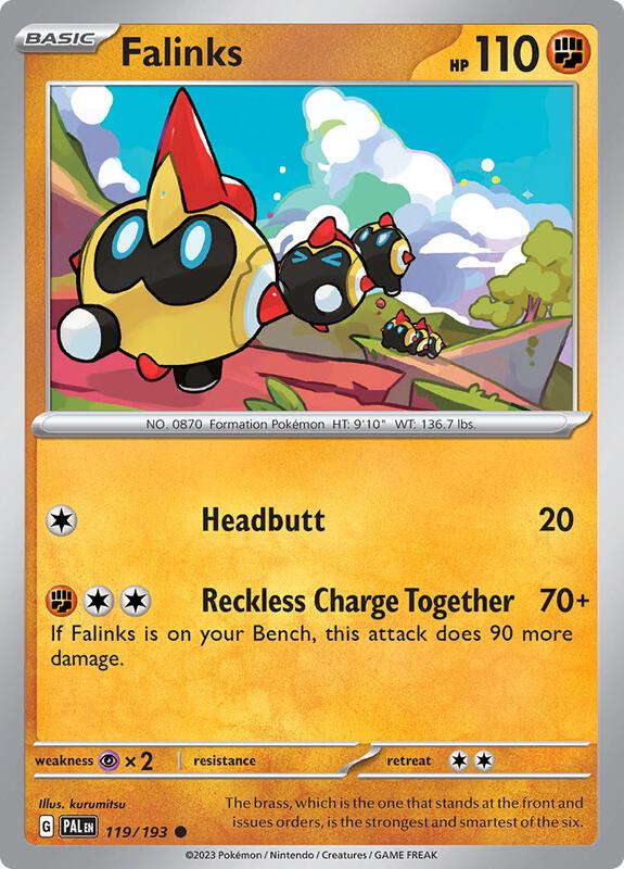 Falinks - Normal 119/193 Paldea Evolved | Common Pokemon Card