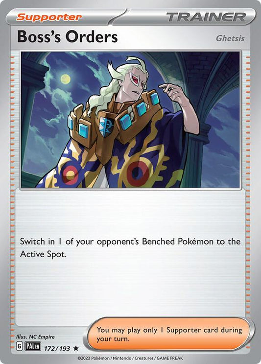 Boss's Orders - 172/193 - Reverse Holofoil 172/193 Paldea Evolved | Rare Trainer Card
