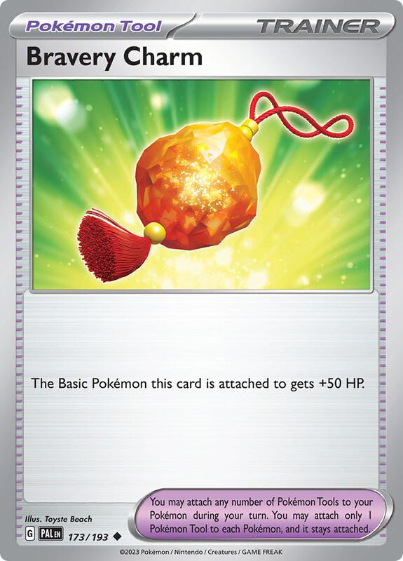 Bravery Charm - Normal 173/193 Paldea Evolved | Uncommon Trainer Card